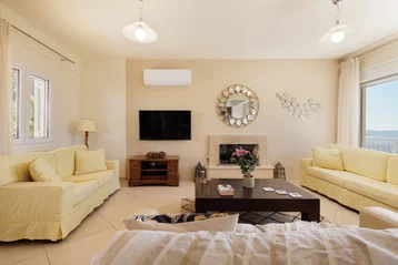 Map showing Ef Zin Villa location in Skripero, Corfu