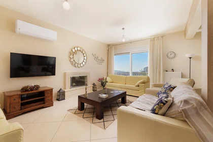 Stylish interior living space of Ef Zin Villa Corfu